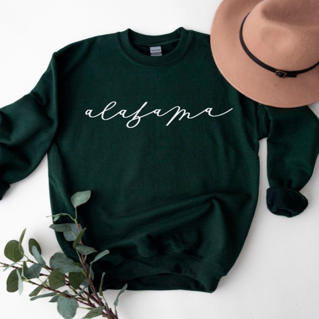 Alabama Script Sweatshirt de l'État féminin (Créateur téléchargé)