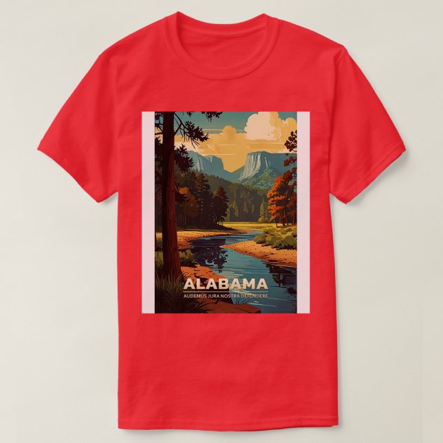 Alabama State Travel TShirt 3 (Design devant)