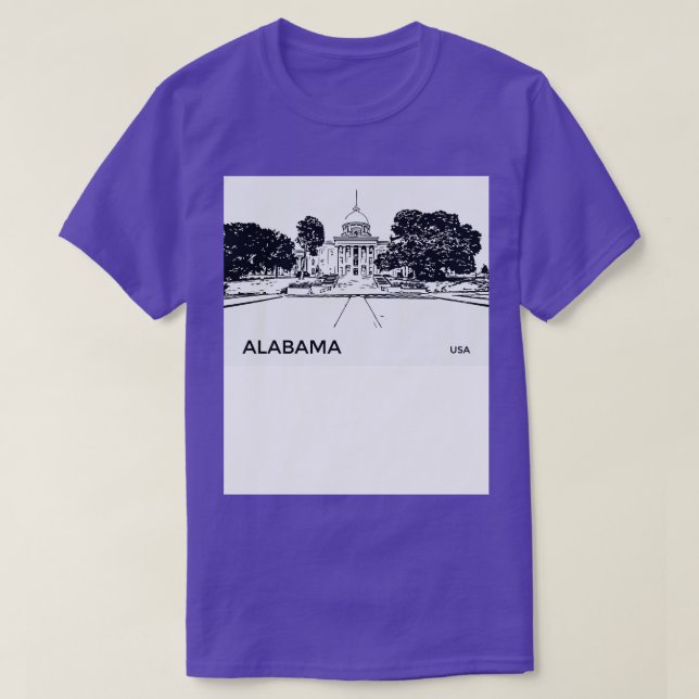 Alabama USA TShirt (Design devant)