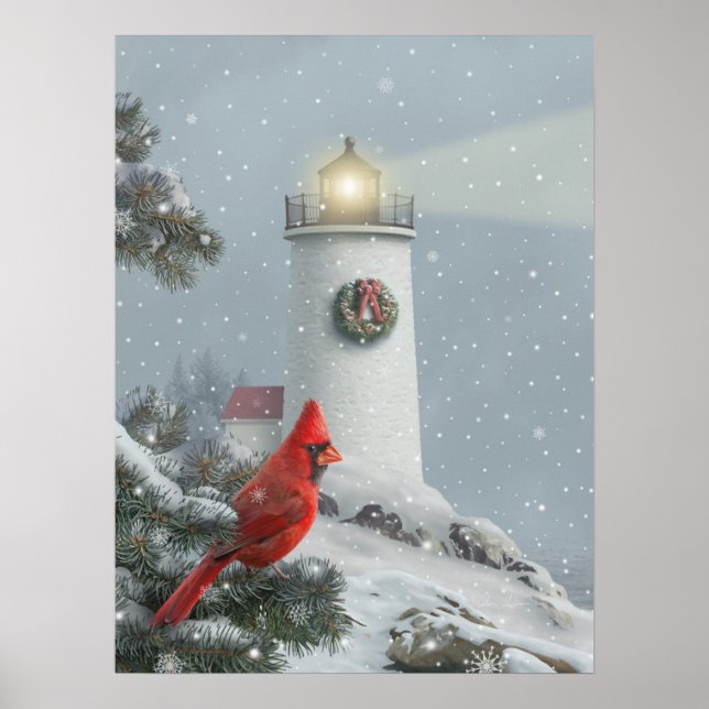 Alan Giana "Cardinal Light" Poster (Devant)