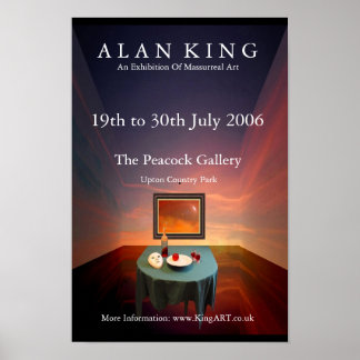 Alan King - Poster de l'exposition Peacock