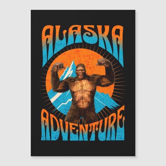 Alaska Adventure Funny Sasquatch (Devant)