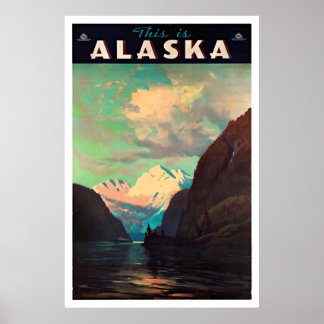 Alaska - Affiches Vintage voyage
