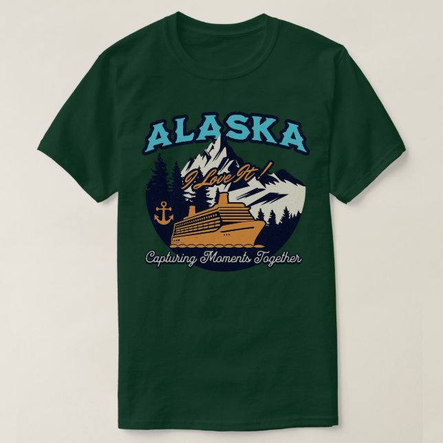 Alaska Cruise Vacation TShirt (Design devant)
