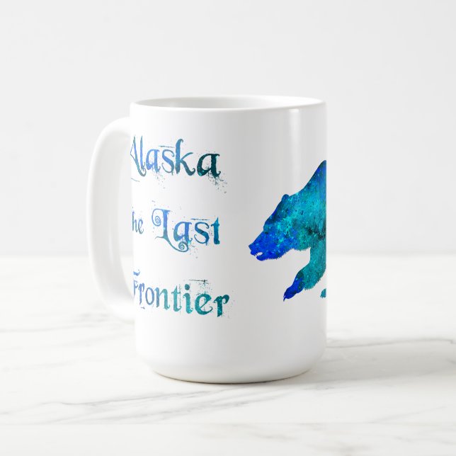 Alaska la Dernière Frontière - 15 oz. Mug (Devant gauche)