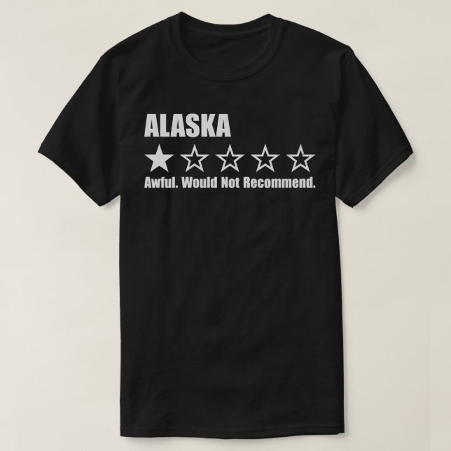 Alaska One Review TShirt 2 (Design devant)