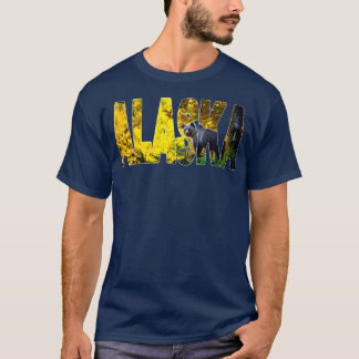 ALASKA Ours Brown sur la chasse USA TShirt