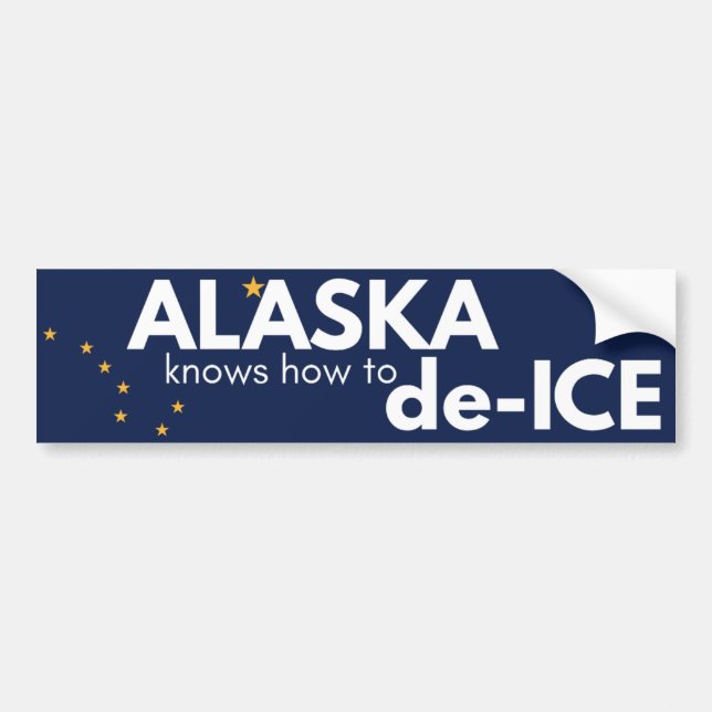 Alaska political bumper sticker (Devant)