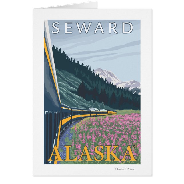 Alaska Railroad Scene - Seward, Alaska (Devant)