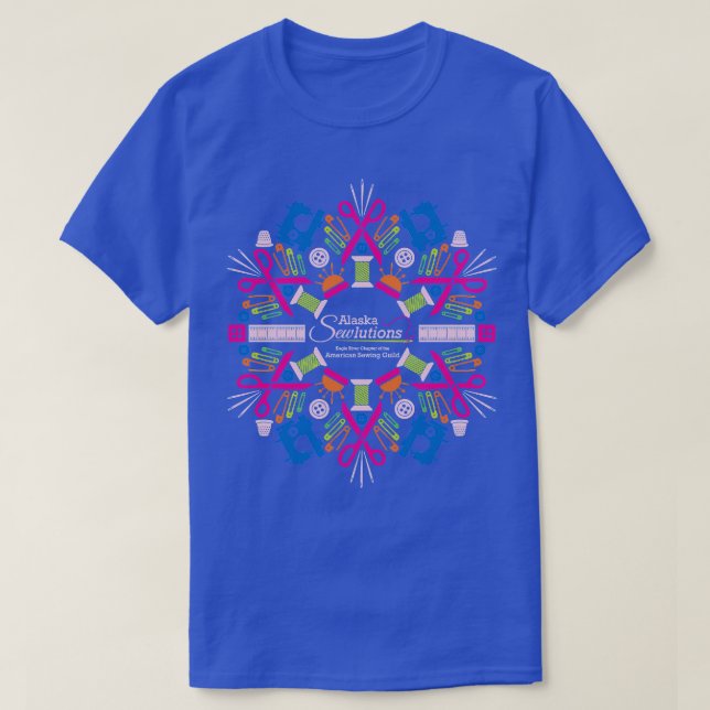 Alaska Sewlutions Kaleidoscope Pink TShirt (Design devant)