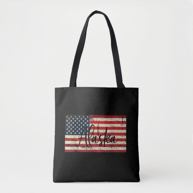 Alaska USA State America Travel Sac fourre-tout de (Devant)