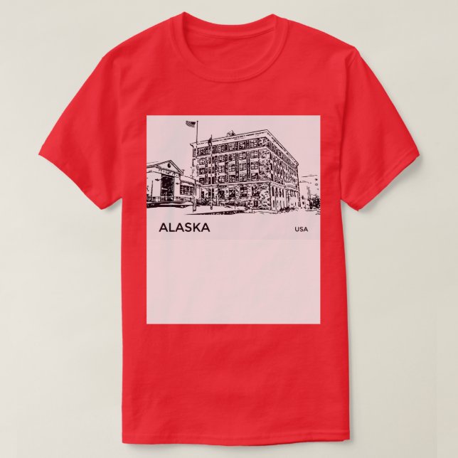 Alaska USA TShirt (Design devant)