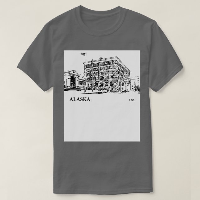 Alaska USA TShirt 1 (Design devant)