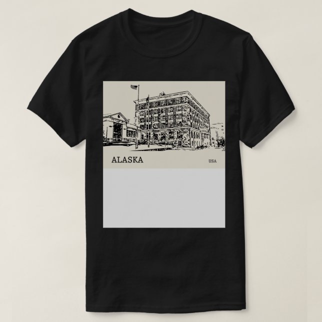 Alaska USA TShirt 8 (Design devant)