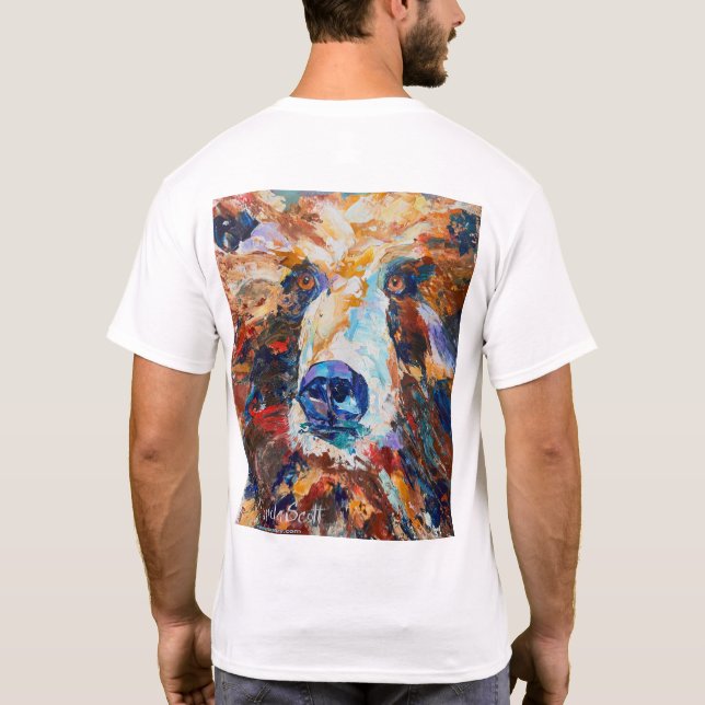 Alaskan Bear "In the Bear's Gaze" Men's T-Shirt (Dos)