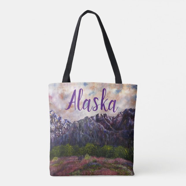 Alaskan Cotton Candy Sunset Sac fourre-tout w_ALAS (Dos)