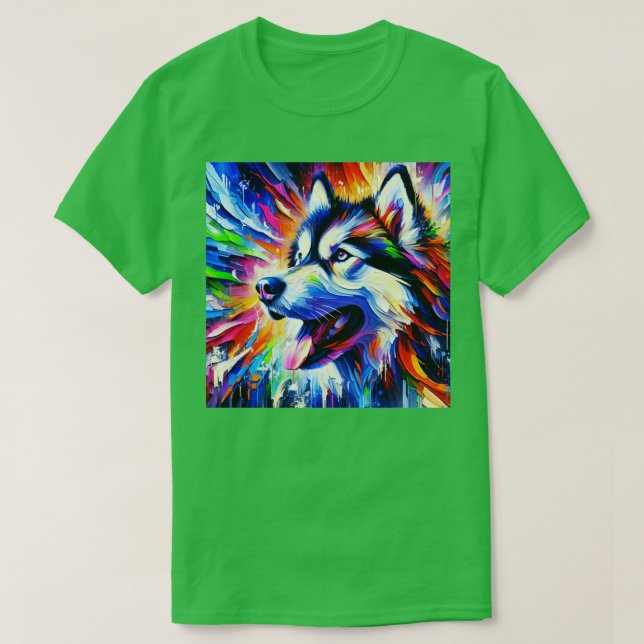 Alaskan Malamute Art TShirt (Design devant)