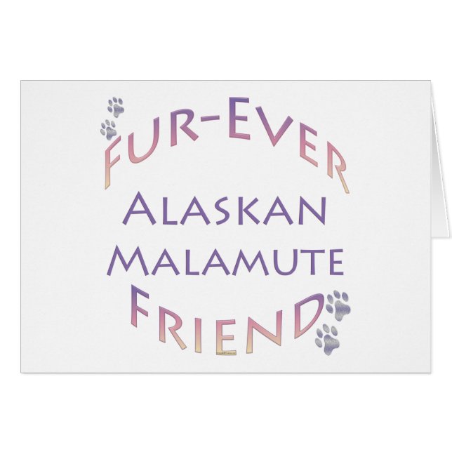 Alaskan Malamute Furever (Devant horizontal)