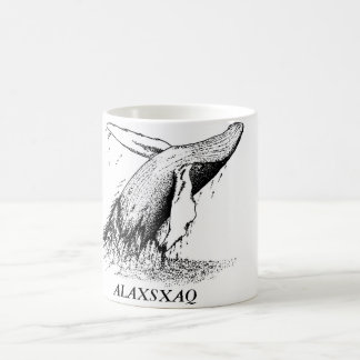 ALAXSXAQ - Tasse de café - graphique de baleine de