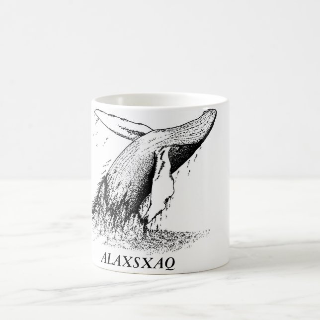 ALAXSXAQ - Tasse de café - graphique de baleine de (Centre)