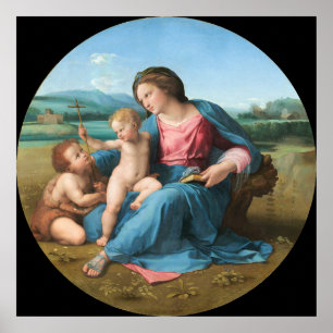 Alba Madonna - Raphael Poster des Beaux-Arts
