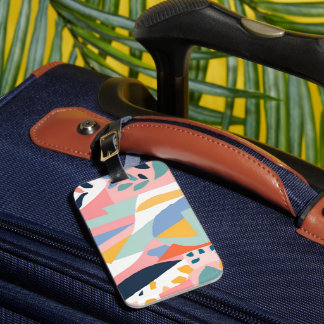 Alba Pastel Étiquette bagage