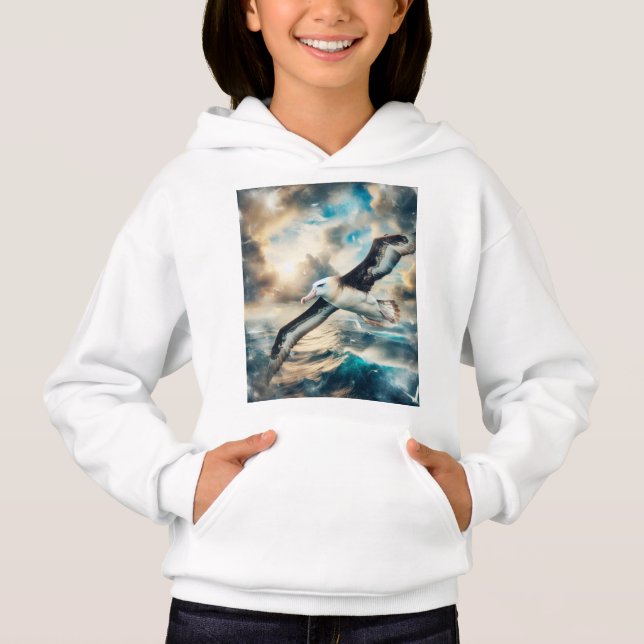 Albatros Sweat - shirt à capuche de repoussoir pou (Devant)