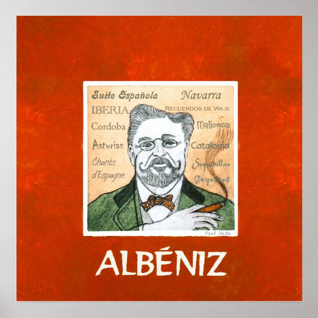 Albeniz, affiche (Devant)