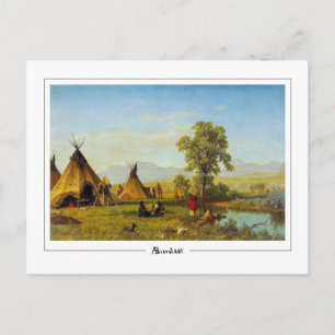 Albert Bierstadt #118 - Carte postale d'art fin