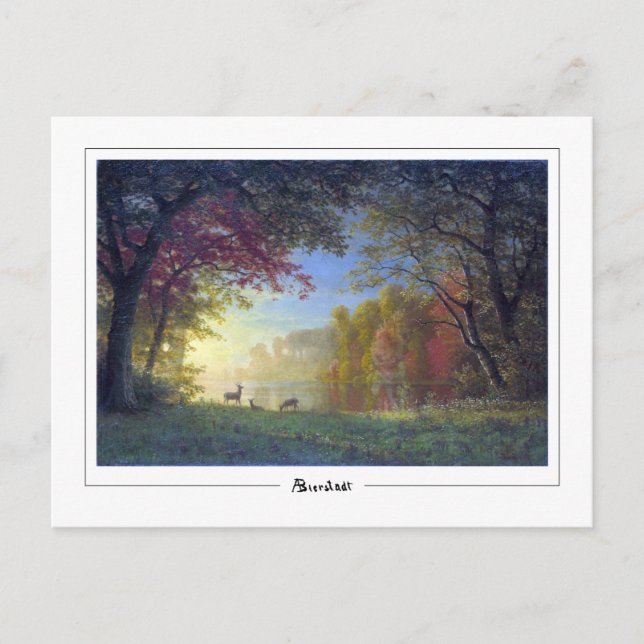 Albert Bierstadt #134 - Carte postale Art (Devant)