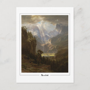 Albert Bierstadt #52 - Carte postale d'art fin