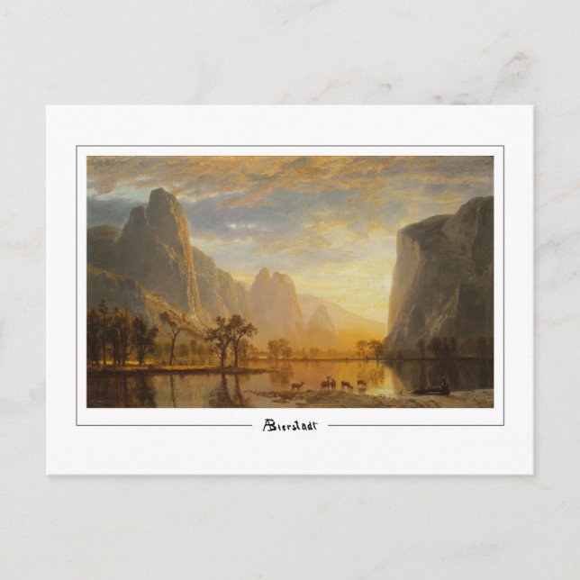 Albert Bierstadt #86 - Carte postale Art (Devant)