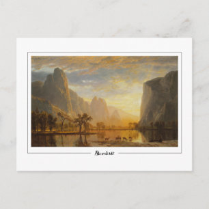 Albert Bierstadt #86 - Carte postale d'art fin