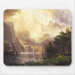 Albert Bierstadt dans le tapis de souris de