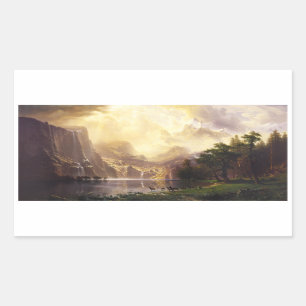 Albert Bierstadt Dans Les Stickers Montagne