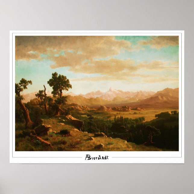 Albert Bierstadt Zedign Poster d'art #14 (Devant)