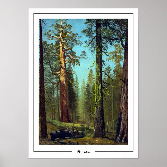 Albert Bierstadt Zedign Poster d'art #31 (Devant)