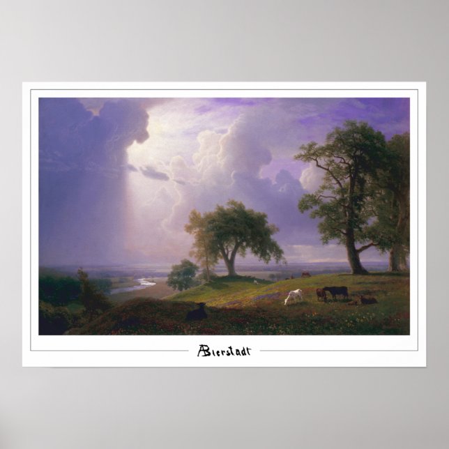 Albert Bierstadt Zedign Poster d'art #99 (Devant)
