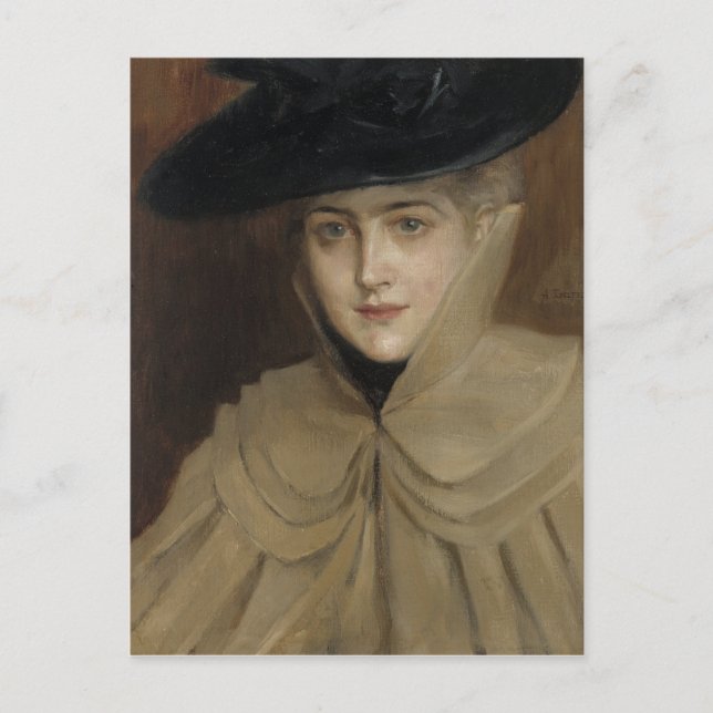 Albert Edelfeel La carte postale Casquette noir CC (Devant)
