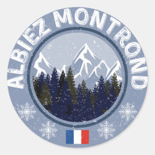 Albiez Montrond Station de ski Sticker