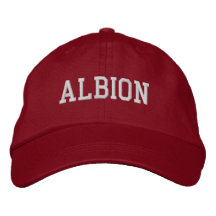 Albion Michigan Casquette de baseball brodé