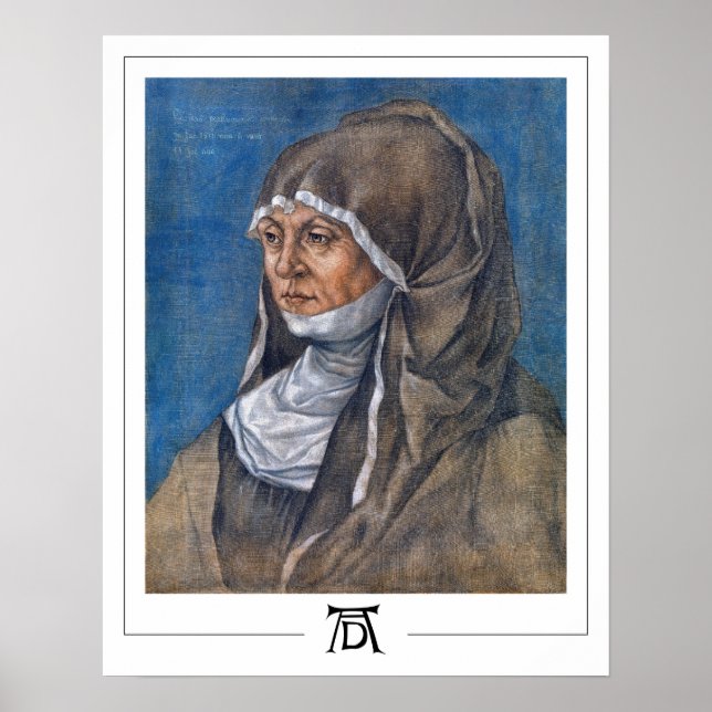 Albrecht Dürer Zedign Art Poster #89 (Devant)