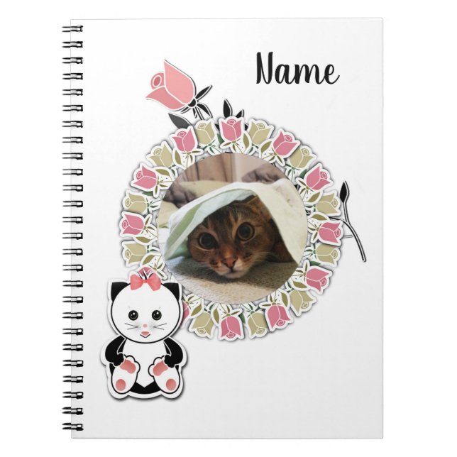 Album, cahier d'enfant, rose (Devant)