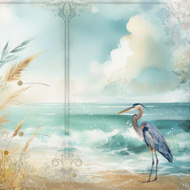 Album de découpage de plage côtière Journal de bri (Coastal Beach Decoupage Junk Journal Scrapbook)