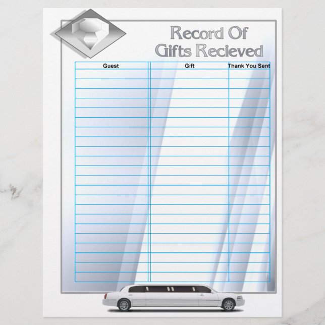 Album de mariage Enregistrement cadeau Insérer des (Devant)