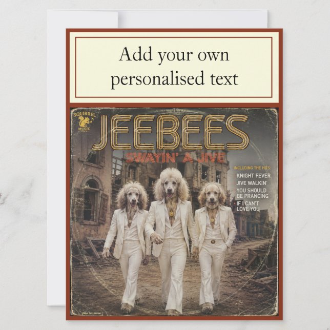 Album Jeebees : une parodie (Devant)