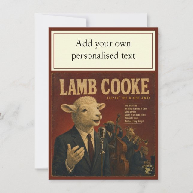 Album Lamb Cooke : une parodie (Devant)