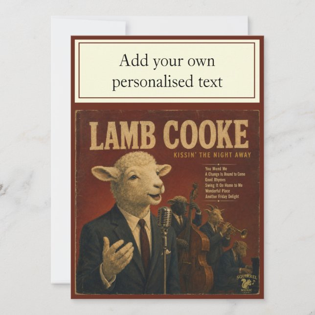 Album Lamb Cooke : une parodie (Devant)