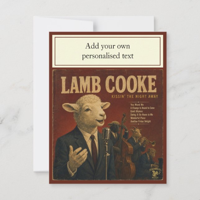 Album Lamb Cooke : une Parodie (Devant)