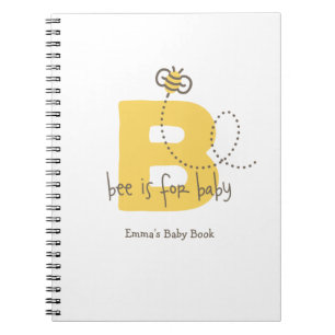 Album photos doux de livre ou de bébé d'abeille 